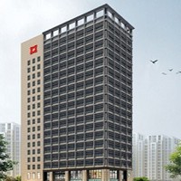 為在台灣總公司的佳能企業股份有限公司大樓外觀照片