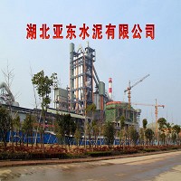 湖北亞東水泥有限公司的廠房外觀
