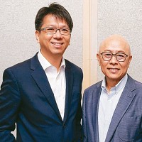 聚碩董事長李昌鴻（左） 記者何佩儒／攝影