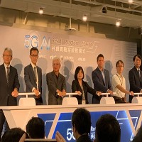 華碩旗下台智雲今 (3) 日宣布攜手英特爾 (Intel)、台灣大共同啟動 5G AI Ready Platform 系統暨共創實驗室。圖／記者呂俊儀攝