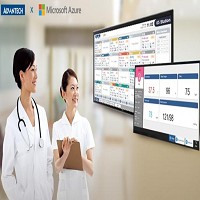 研華攜手微軟，將研華iWard智慧病房解決方案與iTeleMed遠距醫療解決方案上架至Microsoft Azure公有雲端服務平台。圖／研華提供