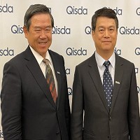 由左至右為佳世達董事長陳其宏、總經理黃漢州。記者吳凱中／攝影