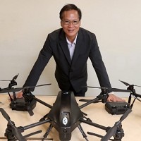 中光電智能機器人公司總經理謝啟堂。記者胡經周／攝影