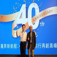 羅昇創辦人暨董事林志誠（右）與總經理李長堅。圖／羅昇提供