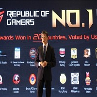 華碩副總裁許祐嘉表示，華碩在22國媒體評選都推崇ROG是電競第一品牌