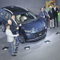Luxgen URX新車亮相，外形、科技和不錯的價格競爭力都引起討論，市場關注度超乎預期。（圖／潘重安攝）