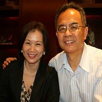 鈺齊-KY董事長林文智（右）及總經理廖芳祝夫妻檔。圖／劉朱松