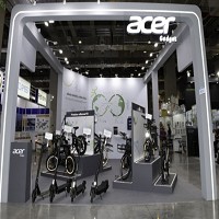 Acer Gadget倚天酷碁於2024台北國際自行車展參展的攤位。(圖片來源:ACER gadget 倚天酷基)