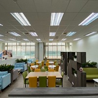 芯鼎科技股份有限公司辦公區休息室。圖片來源: 104人力銀行