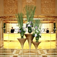 上海神旺大酒店的大廳入口