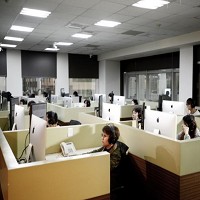 百聿數碼創意台北辦公室,影音後製團隊。