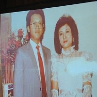 台驊投控董事長顏益財跟他太太的結婚照。 記者黃淑惠／翻攝