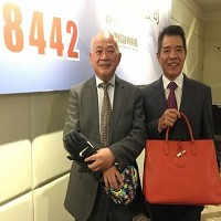 圖左為威宏控股董事長洪永裕。（資料照）