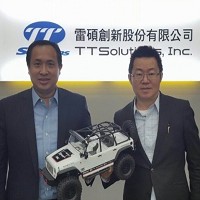 雷虎科技董事長陳冠如（左）與總經理蘇聖傑（右）。圖／雷虎提供