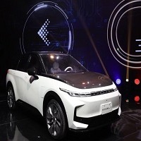 鴻海電動休旅車Model C。記者余承翰／攝影