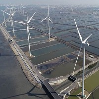 台泥旗下能元超商與宏碁簽約的供電案場為台泥綠能位於彰化的彰旺風力發電機組。圖／台泥企業團提供