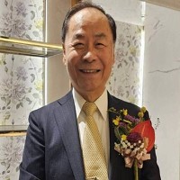 亞洲光學董事長賴以仁。中央社記者江明晏攝 113年1月20日