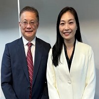 仲琦科技董事長黃文芳（右）與總經理邱培舜。圖／記者楊絡懸攝 (楊絡懸)