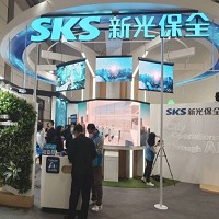 新光保全SKS2024智慧城市展以「AI技術推動城市營運」為主軸。黃淑惠攝