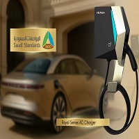 鴻騰其全球車用品牌Voltaira 擴大SASO認證產品陣容，皇家交流充電樁強化鴻騰中東北非市場佈局。圖片來源: 鴻海科技集團網站
