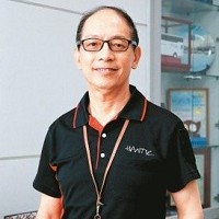 漢台科技董事長賴旭泉。