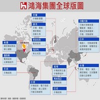 鴻海集團全球版圖