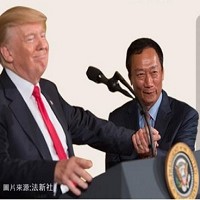 鴻海集團將在美投資100億美元，於威斯康辛州設面板廠。（中央社製圖）