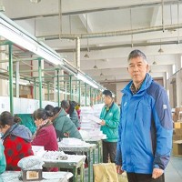 盈達空調設備總經理彭廣樞。（記者陳曼儂攝）