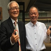 圖左為吉源董事長林漢清，右為總經理陳金龍