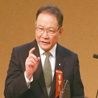 台塑董事長林健男。 記者邱德祥／攝影