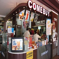 世界級茶飲品牌COMEBUY的攤位