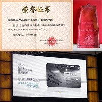 浩漢公司喜獲-最佳工業產品設計企業獎和2012金鼎獎
